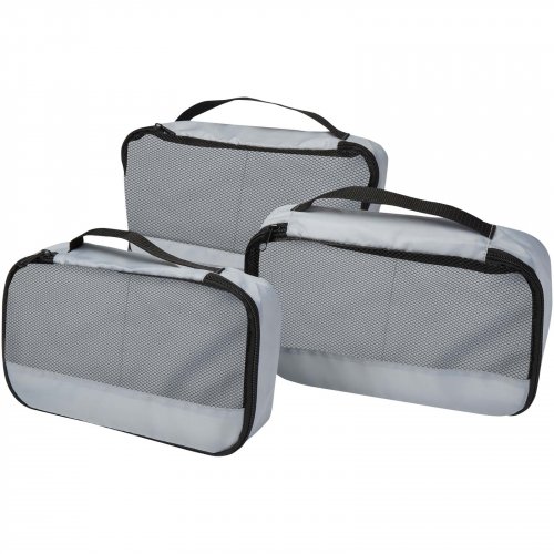 Jet GRS -kierrätysmateriaalista valmistetut pakkauskuutiot – 3 kpl:n setti Harmaa, hinta 7,52€