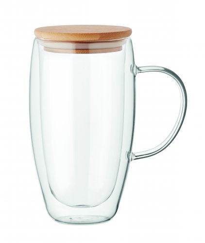 Kaksiseinäinen lasimuki 450ml TEROL, hinta 8,78€