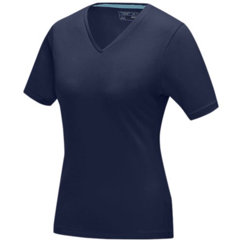 Kawartha naisten lyhythihainen orgaaninen V-aukkoinen t-paita Navy, hinta 4,98€
