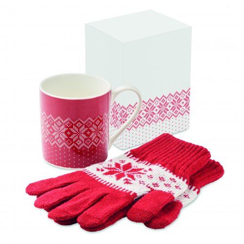 Lahjasetti muki ja käsineet COPITO SET, hinta 8,50€