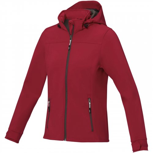 Langley softshell-takki naisten valmistettu GRS-kierrätysmateriaalista Punainen, hinta 107,90€