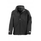 LASTEN CLASSIC SOFTSHELL TAKKI Black 104 cm