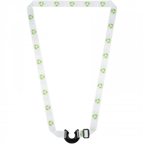 Lian sublimaatiopainettu RPET-kaulanauha pullonpidikkeellä Musta Valkoinen, hinta 2,38€