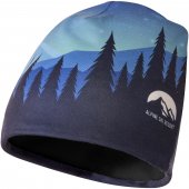 Loki RPET-sublimaatiopipo fleecekerroksella Musta