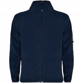 Luciane fleecetakki miehille, vetoketjullinen Navy sininen