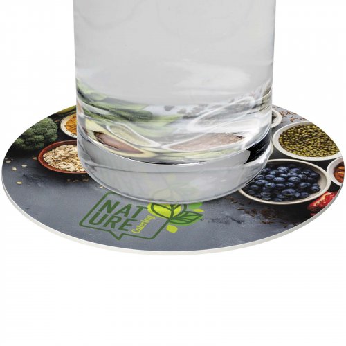 Lumin pyöreä lasinalunen Valkoinen, hinta 1,52€