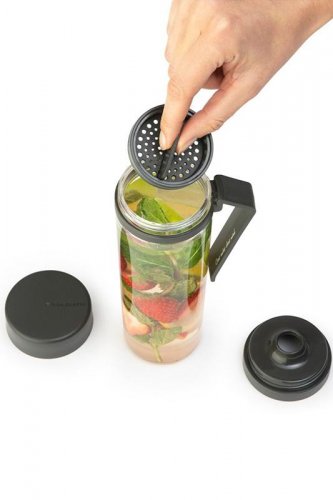 MAKE & TAKE VESIPULLO 0,5 L SIIVILÄLLÄ Dark Grey, hinta 13€