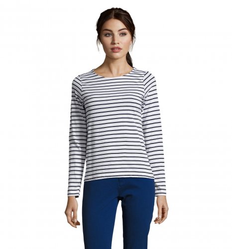 MARINE WOMEN STRIPE T-SHIRT MARINE WOMEN, hinta 15,48€