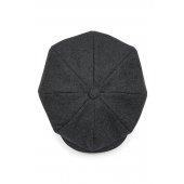MELTON WOOL BAKERBOY HATTU Charcoal Marl S/M