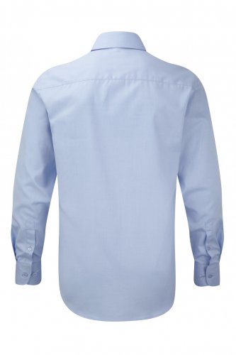 MIESTEN PITKÄHIHAINEN HERRINGBONE KAULUSPAITA Light Blue S, hinta 37,90€