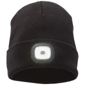 Mighty LED knit beanie Musta