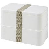 MIYO kaksikerroksinen eväsrasia Valkoinen Valkoinen Kivenharmaa