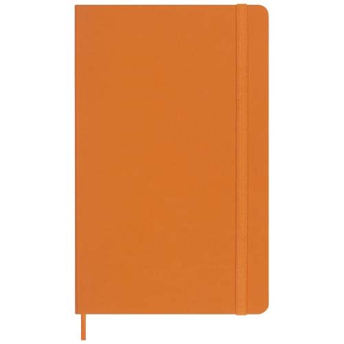 Moleskine 100% VEGEA®  Capri pehmeäkantinen L-muistikirja – viivoilla Oranssi, hinta 56,54€
