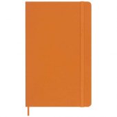 Moleskine 100% VEGEA®  Capri pehmeäkantinen L-muistikirja – viivoilla Oranssi