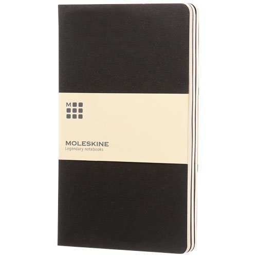 Moleskine Cahier Journal-muistivihko, L-koko - viiva Musta, hinta 7,66€