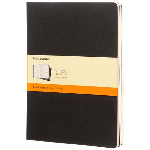 Moleskine Cahier Journal-muistivihko, XL-koko - viiva Musta, hinta 8,58€