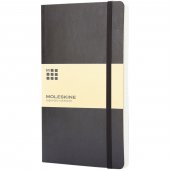 Moleskine Classic PK -muistikirja, pehmeäkantinen - viiva Musta