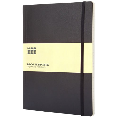Moleskine Classic XL -muistikirja, pehmeäkantinen - viiva Musta, hinta 31,82€