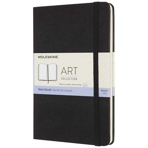 Moleskine keskikokoinen luonnoslehtiö Musta, hinta 27,48€