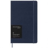 Moleskine Smart muistikirja L – viivoilla Sininen