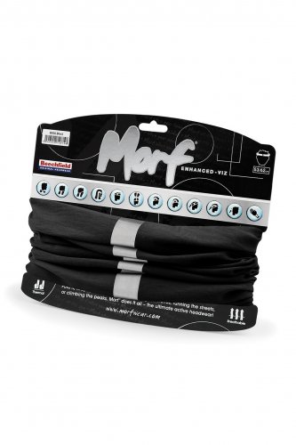 MORF® HUIVI HEIJASTAVILLA RAIDOILLA Black - Reflective, hinta 3,40€