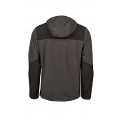 MOUNTAIN HOODED FLEECE Asphalt/black XS