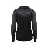 NAISTEN COOL CONTRAST VETOKETJUHUPPARI Black/Grey XS