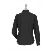 NAISTEN PITKÄHIHAINEN TEKNINEN KAULUSPAITA Black XS