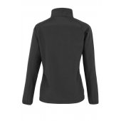 NAISTEN RECYCLED PAINETTAVA HENGITTÄVÄ SOFTSHELL-TAKKI Black XS
