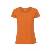 NAISTEN RINGSPUN PREMIUM T-PAITA Orange XS