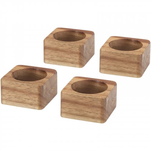 Napora akasiapuusta valmistetut lautasliinarenkaat Puu, hinta 8,50€