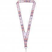 Neve sublimaatiopainettu kaulanauha lenkillä Valkoinen