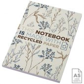 Novella Austen pehmeäkantinen A5-muistivihko kierrätyspaperia, 100 arkkia Norsunluu