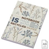 Novella Austen pehmeäkantinen A6-muistivihko kierrätyspaperia, 100 arkkia Norsunluu