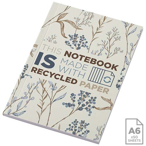 Novella Austen pehmeäkantinen A6-muistivihko kierrätyspaperia, 50 arkkia Norsunluu, hinta 3,10€