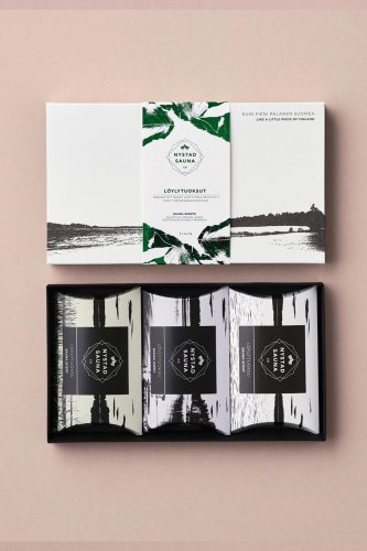 NYSTAD SAUNA LÖYLYTUOKSU LAHJAPAKKAUS Setti, hinta 15,90€