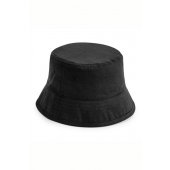 ORGANIC BUCKET HATTU Black S/M