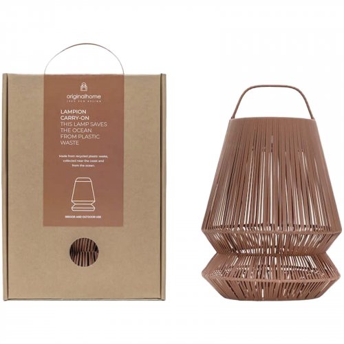 Originalhome Lampion kierrätetty kannettava lampunvarjostin Tiilenpunainen, hinta 109,76€