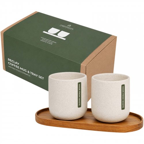 Originalhome soikea puinen tarjotin ja 150 ml:n keraaminen muki -setti Puu, hinta 46,98€