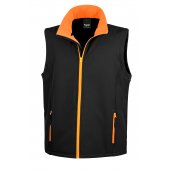 PAINETTAVA CORE SOFTSHELL-LIIVI Black - Orange S