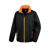 PAINETTAVA CORE SOFTSHELL-TAKKI Black - Orange S