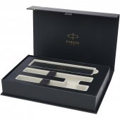 Parker IM Essentials -rollerball- ja kuulakärkikynäsetti – musta Musta