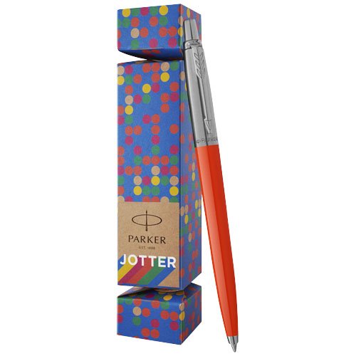 Parker Jotter Cracker-kynälahjasetti (sininen muste) Punainen, hinta 3,98€