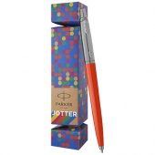 Parker Jotter Cracker-kynälahjasetti (sininen muste) Punainen