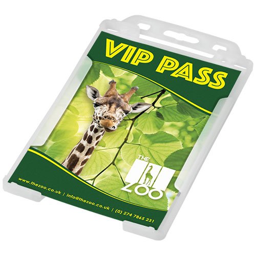 Pierre kierrätetystä muovista valmistettu kortinpidike Frosted kirkas, hinta 1,40€