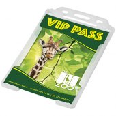 Pierre kierrätetystä muovista valmistettu kortinpidike Frosted kirkas