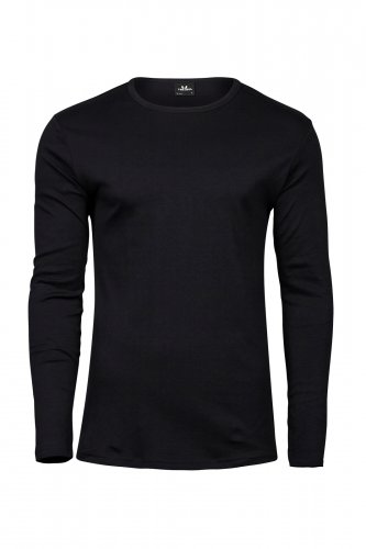 PITKÄHIHAINEN INTERLOCK TEE Black S, hinta 22,90€