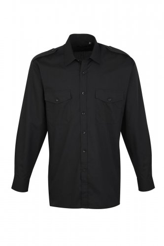 PITKÄHIHAINEN PILOTTIKAULUSPAITA Black S, hinta 32,50€