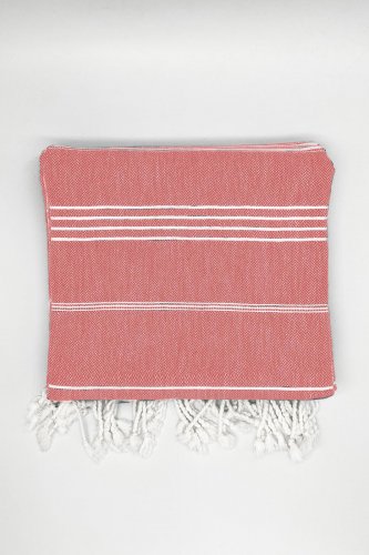 POLKU HAMAM PYYHE 90 x 170 CM Bright Red, hinta 19,90€