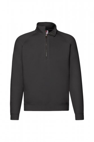 PREMIUM ZIP NECK COLLEGE Black S, hinta 29,50€